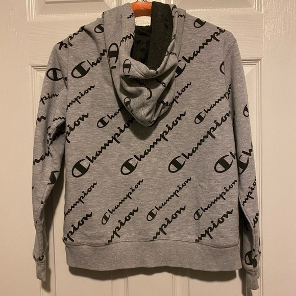 Champion Youth size large grey hoodie - Picture 6 of 6
